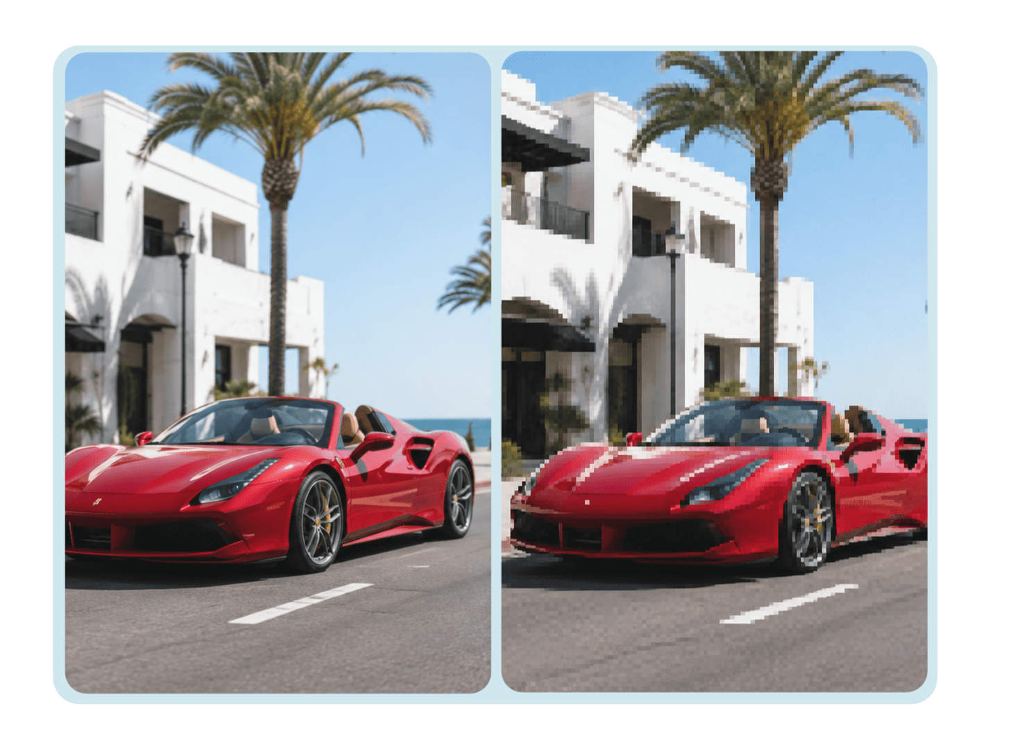 Placeholder image — compressed image file size comparison